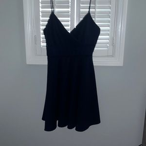 NAVY BLUE MINI DRESS